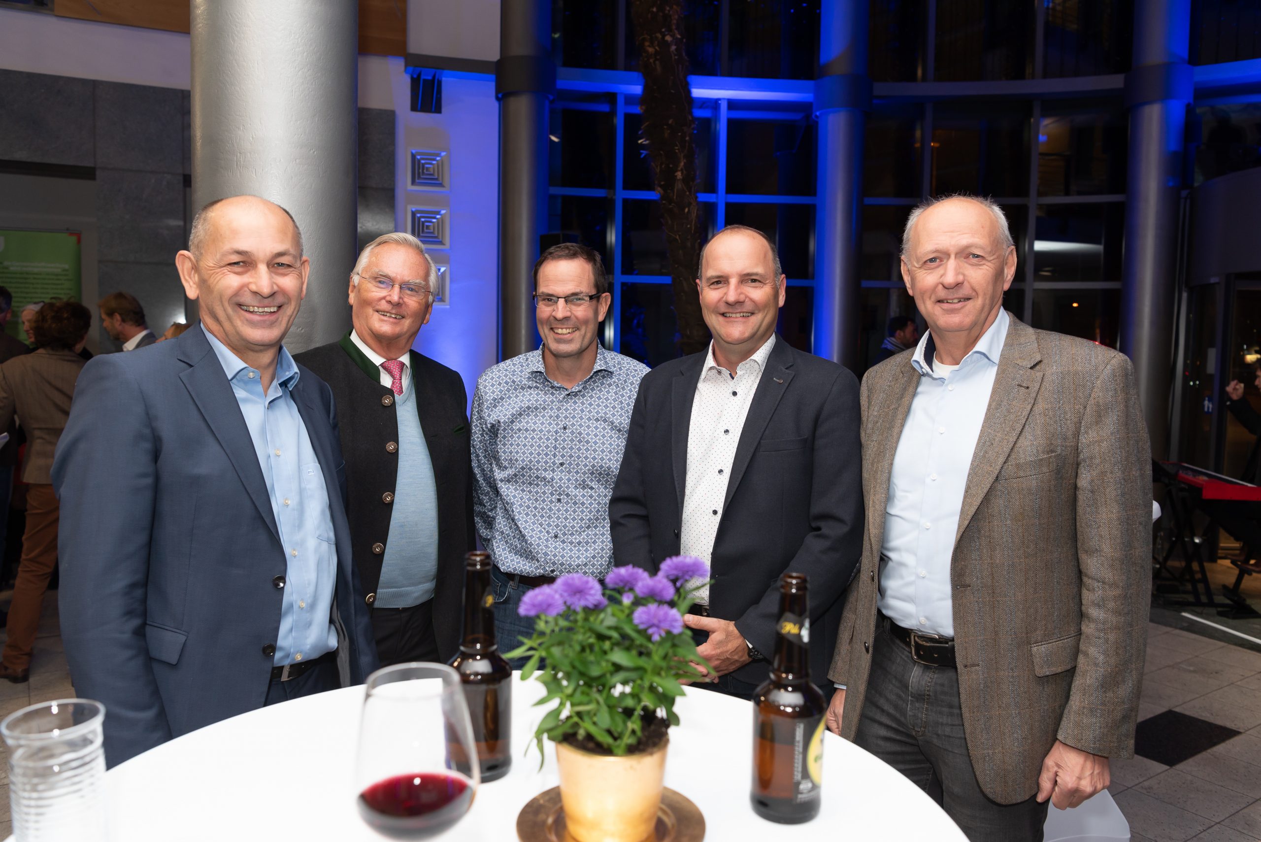 Managing Director Dr. Georg Schwab with guests